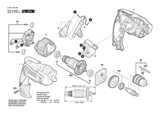 BOSCH Rillenkugellager | Ersatzteile f�r GBM 6 RE - 2609110745