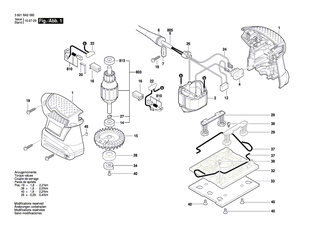 BOSCH Kugellager | Ersatzteile fr GSS 140 A - 2609110748