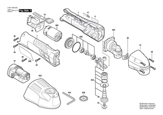 BOSCH Werkzeughalter | Ersatzteile f�r GOP 10,8 V-LI - 2609110769