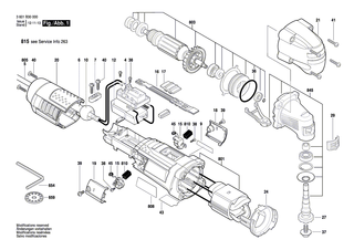 BOSCH Schraube | Ersatzteile fr GOP 10,8 V-LI - 2609110797