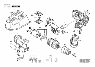 BOSCH Schnellspannbohrfutter 10 MM | Ersatzteile für GSR 10,8 V-LI-2, GSR 18-2-LI - 2609110799