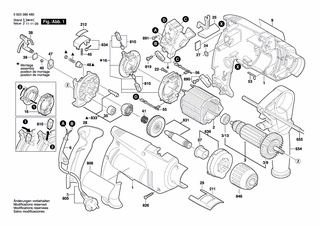 BOSCH Griffschale SCHWARZ | Ersatzteile für PSB 700 RE | 2608040109
