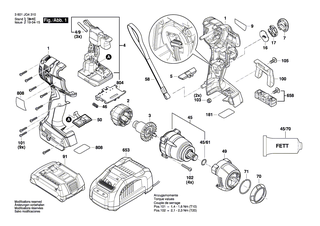 BOSCH Schraube | Ersatzteile f�r GSR 14,4 V-LI, BS 14-A COMPACT - 2609110834