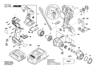 BOSCH Mutter | Ersatzteile fr GSR 14,4 V-EC, GSB 14,4 V-EC - 2609110835