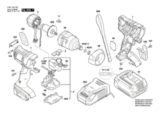 BOSCH Ger�teclip | Ersatzteile f�r GSR Prodrive, GSR Mx2Drive - 2609110838