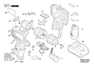BOSCH Schraube | Ersatzteile f�r GSR 10,8 V-LI-2, GSR 12-2-LI - 2609110883