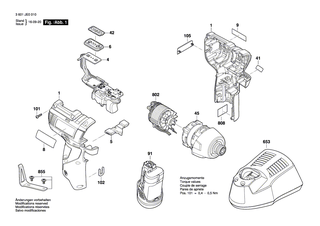 BOSCH Schraube | Ersatzteile f�r GSR 10,8 V-LI-2, GSR 12-2-LI - 2609110883