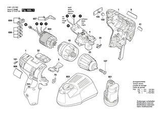 BOSCH Schnellspannbohrfutter | Ersatzteile für GSR 18-2-LI, GSR 14,4-2-LI - 2609111562