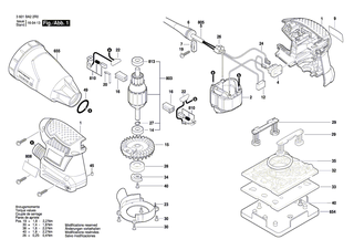 BOSCH Kohlebrstensatz | Ersatzteile fr GEX 125-1 AE, GSS 23 A - 2609120199