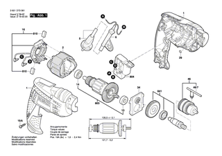 BOSCH B�rstenplatte | Ersatzteile f�r GBM 6 RE, GBM 10 RE - 2609120356