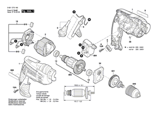 BOSCH B�rstenplatte | Ersatzteile f�r GBM 6 RE, GBM 10 RE - 2609120356