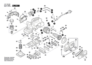 BOSCH Kohlebrste | Ersatzteile fr GHO 26-82, GHO 15-82 - 2609120398