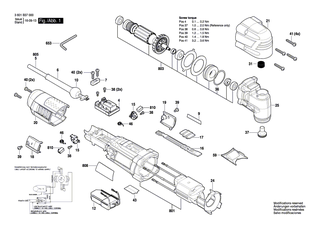 BOSCH Elektronikmodul | Ersatzteile fr GOP 300 SCE, GOP 40-30 - 2609125028