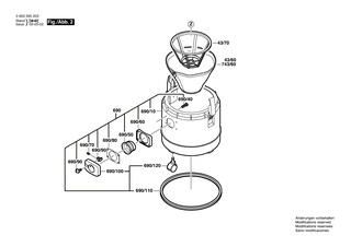 BOSCH Dichtplatte | Ersatzteile für PAS 12-27 F | 1609203A62