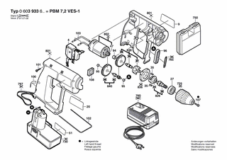 BOSCH Schnell-Lader ROK 220/7,2-24V, 1h | Ersatzteile fr PBM 7,2 VES-1 | 2607224437