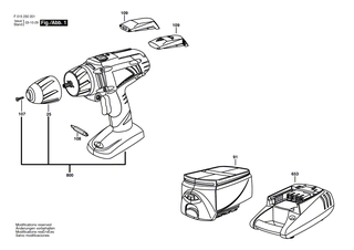 BOSCH Schraubendrehereinsatz | Ersatzteile f�r PSR 12 VE-2, PSR 9,6 VE-2 - 2609160063