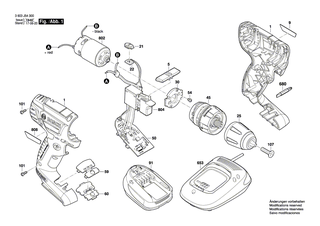 BOSCH Schraubendrehereinsatz | Ersatzteile f�r PSR 12 VE-2, PSR 9,6 VE-2 - 2609160063