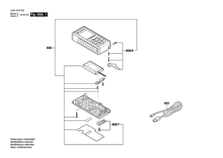 BOSCH Abdeckung | Ersatzteile fr GLM 80, GLM 100 C - 2609169032