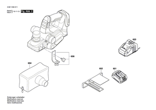 BOSCH Staubbeutel | Ersatzteile fr GHO 31-82, GHO 36-82 C - 2609170013