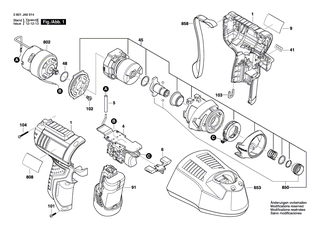 BOSCH Schrumpfschlauch | Ersatzteile fr GDR 10,8-LI - 2609170134