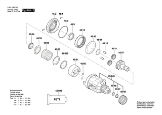 BOSCH Gummiring | Ersatzteile fr GDX 14,4 V-LI, GDX 18 V-LI - 2609170157