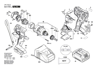 BOSCH Manschette | Ersatzteile fr GDX 14,4 V-LI, GDX 18 V-LI - 2609170185