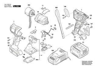 BOSCH Anstossschutz | Ersatzteile fr GDX 14,4 V-EC, GDX 18 V-EC - 2609170193