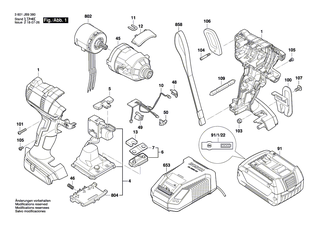 BOSCH Anstossschutz | Ersatzteile fr GDX 14,4 V-EC, GDX 18 V-EC - 2609170193