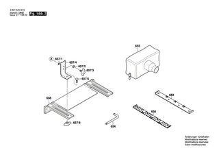 BOSCH Flgelmutter | Ersatzteile fr GHO 26-82, GHO 15-82 - 2609199008