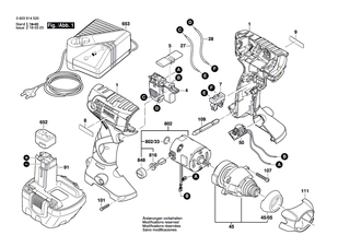 BOSCH Kohleb�rstensatz | Ersatzteile f�r GDR 14,4 V, GDR 12 V - 2609199048
