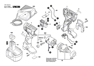 BOSCH Getriebekasten | Ersatzteile fr GDS 18 V, GDS 14,4 V - 2609199104