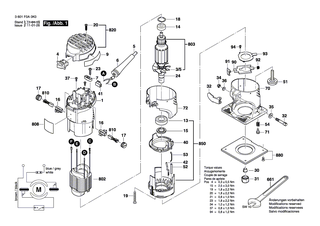 BOSCH Geh�usedeckel BLAU | Ersatzteile f�r GKF 600 - 2609199109