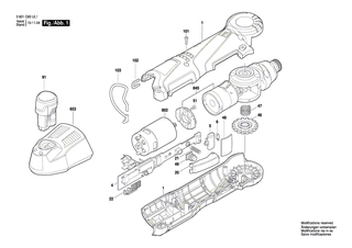 BOSCH Motor | Ersatzteile fr GWI 10,8 V-LI - 2609199131