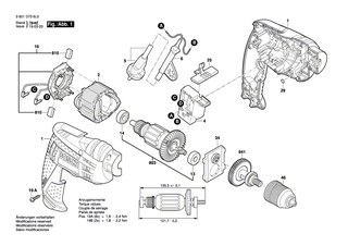 BOSCH Lagerbr�cke | Ersatzteile f�r GBM 10 RE - 2609199158