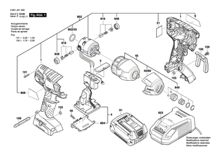 BOSCH Brstendeckel | Ersatzteile fr GDR 18 V-LI MF, GDR 18 V-LI - 2609199190