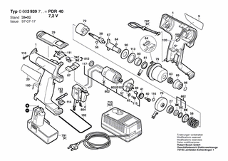 BOSCH Schnellspannbohrfutter Ø 1-10 MM | Ersatzteile für PDR 7,2 VE | 2608572075