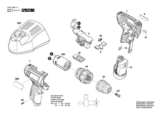 BOSCH Gleichstrommotor 10,8V | Ersatzteile fr GSR 10,8 V-LI-2, GSR 12-2-LI - 2609199258