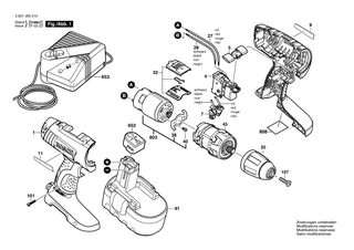 BOSCH Planetengetriebe | Ersatzteile f�r GSR 18 V, GSR 14,4 V - 2609199343