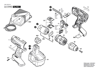 BOSCH Planetengetriebe | Ersatzteile f�r GSR 18 V, GSR 14,4 V - 2609199343