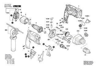 BOSCH Bohrspindel | Ersatzteile fr GSB 18-2 RE - 2609199446