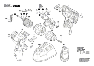 BOSCH Bürstenloser DC-Motor 10,8V | Ersatzteile für GSR 10,8V-EC TE, GSR 10,8V-EC HX - 2609199654