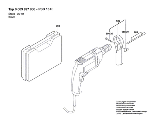 BOSCH Umschalter | Ersatzteile f�r PSB 13 R | 2607200231