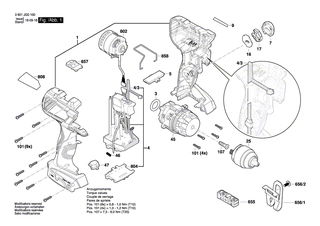 BOSCH Bohrhalter | Ersatzteile fr GSR 10,8V-EC TE, GSR 10,8V-EC HX - 2609199748