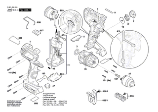 BOSCH Bohrhalter | Ersatzteile fr GSR 10,8V-EC TE, GSR 10,8V-EC HX - 2609199748