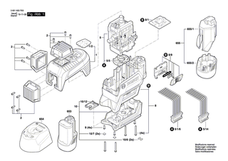 BOSCH Halterung | Ersatzteile f�r GIC 120, D-tect 120 - 2609199766