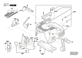 BOSCH Schraube | Ersatzteile f�r GAS 35 L SFC, GAS 35 M AFC - 2609200410