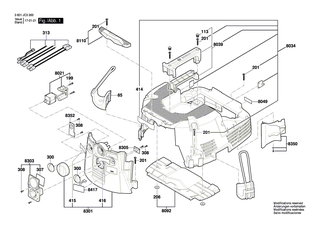 BOSCH Schlauchhalter | Ersatzteile fr GAS 35 L SFC, GAS 35 M AFC - 2609200436