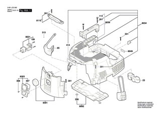 BOSCH Schalldaemmatte | Ersatzteile fr GAS 35 L SFC, GAS 35 M AFC - 2609200437