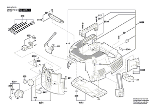 BOSCH Aufkleber | Ersatzteile fr GAS 35 M AFC, GAS 55 M AFC - 2609200442