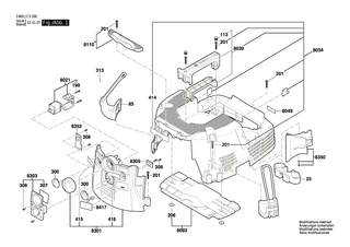 BOSCH Behlter | Ersatzteile fr GAS 35 M AFC - 2609200448